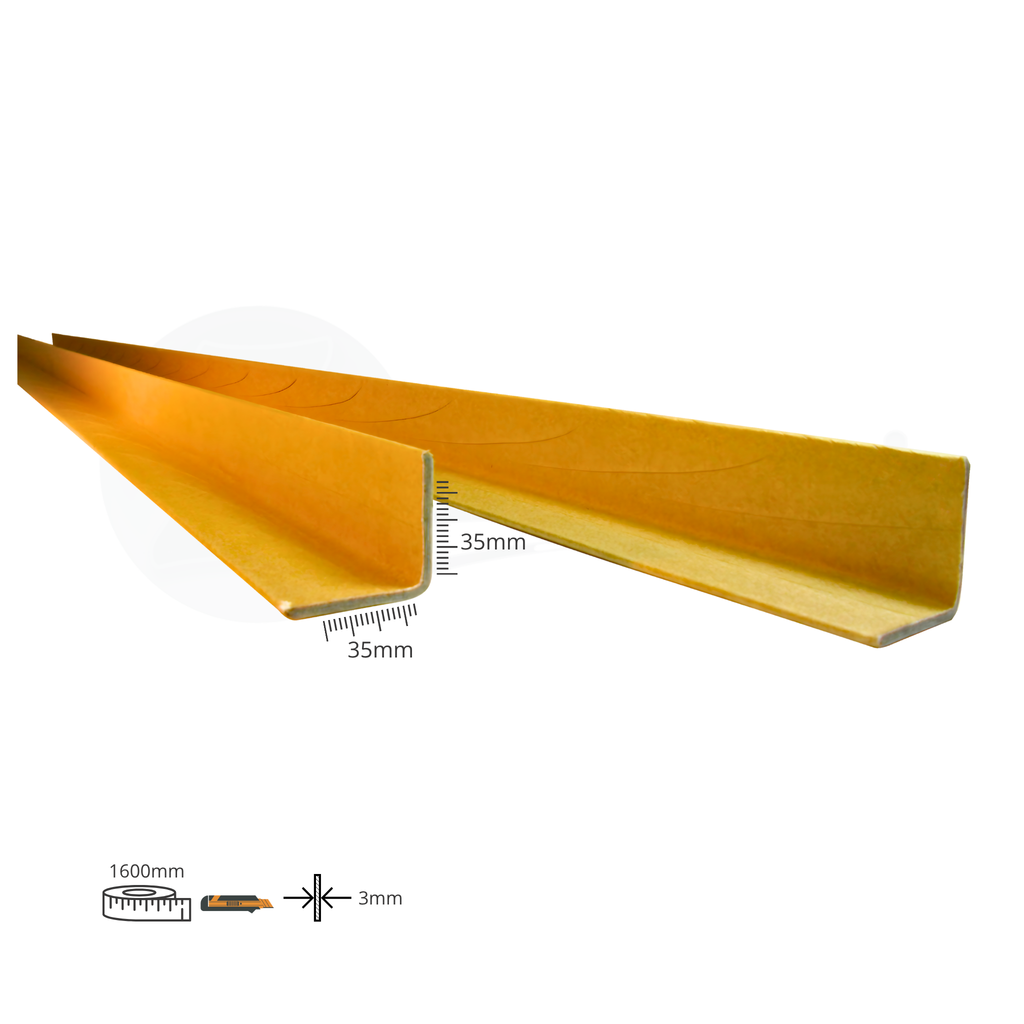 Angolari in cartone pressato mm 35x35x1600 h (conf 20 pz)