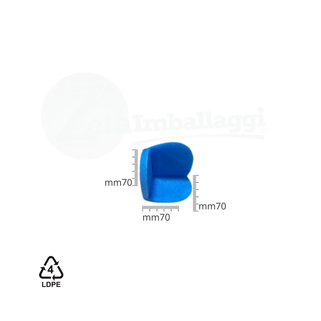 Angolari in Polietilene Espanso "a 3 vie" mm 70x70x70 (conf. 10 pz)