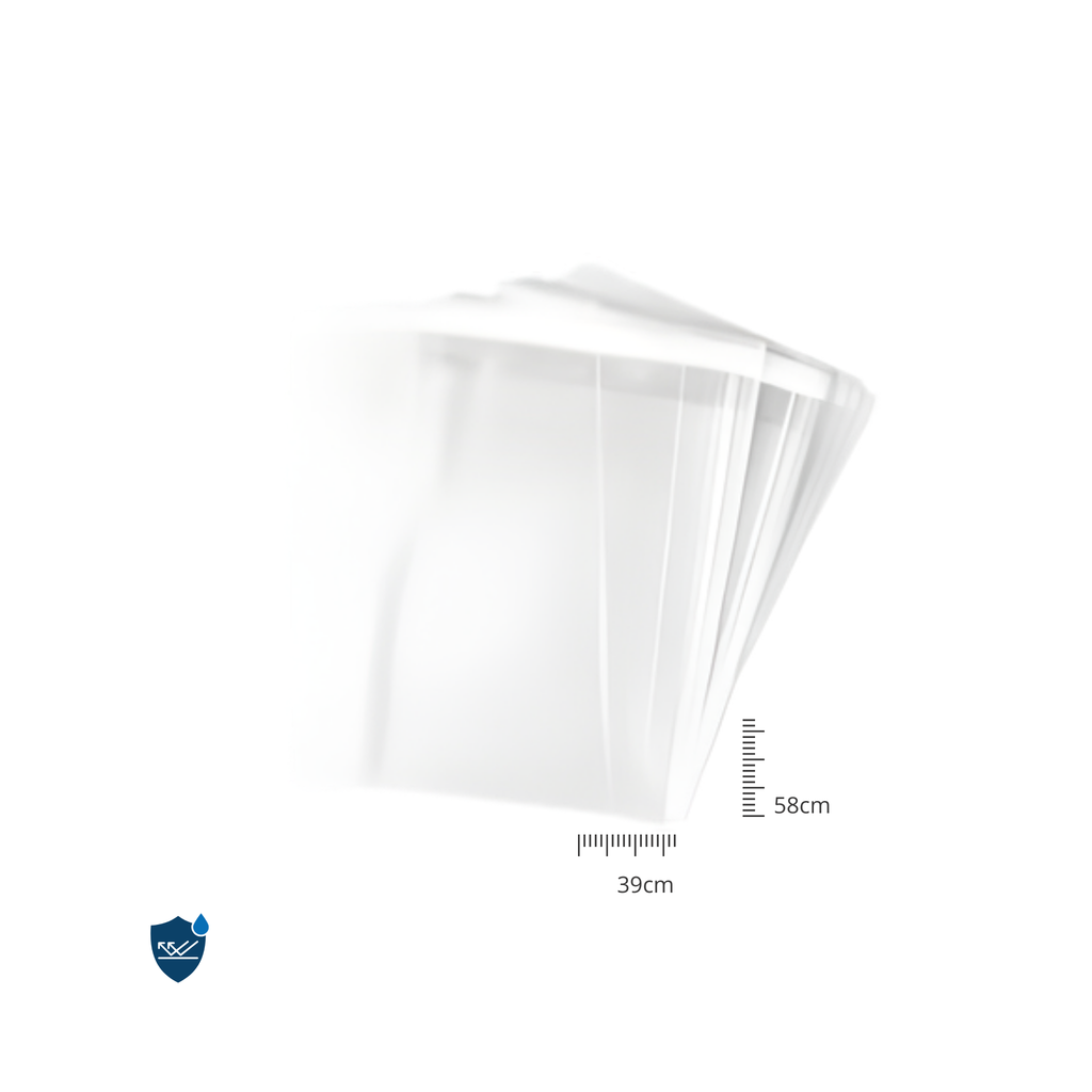 Sacchetti in PPL cm 39x58 H con Chiusura Strip Adesiva (Conf. 100 pz)