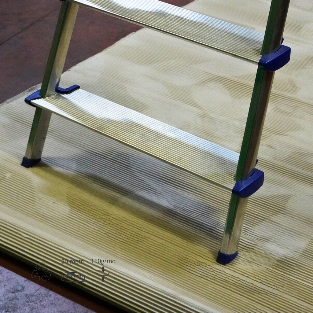 Rotolo Cartone Ondulato H 100 cm x 20 metri | Per pittori e muratori