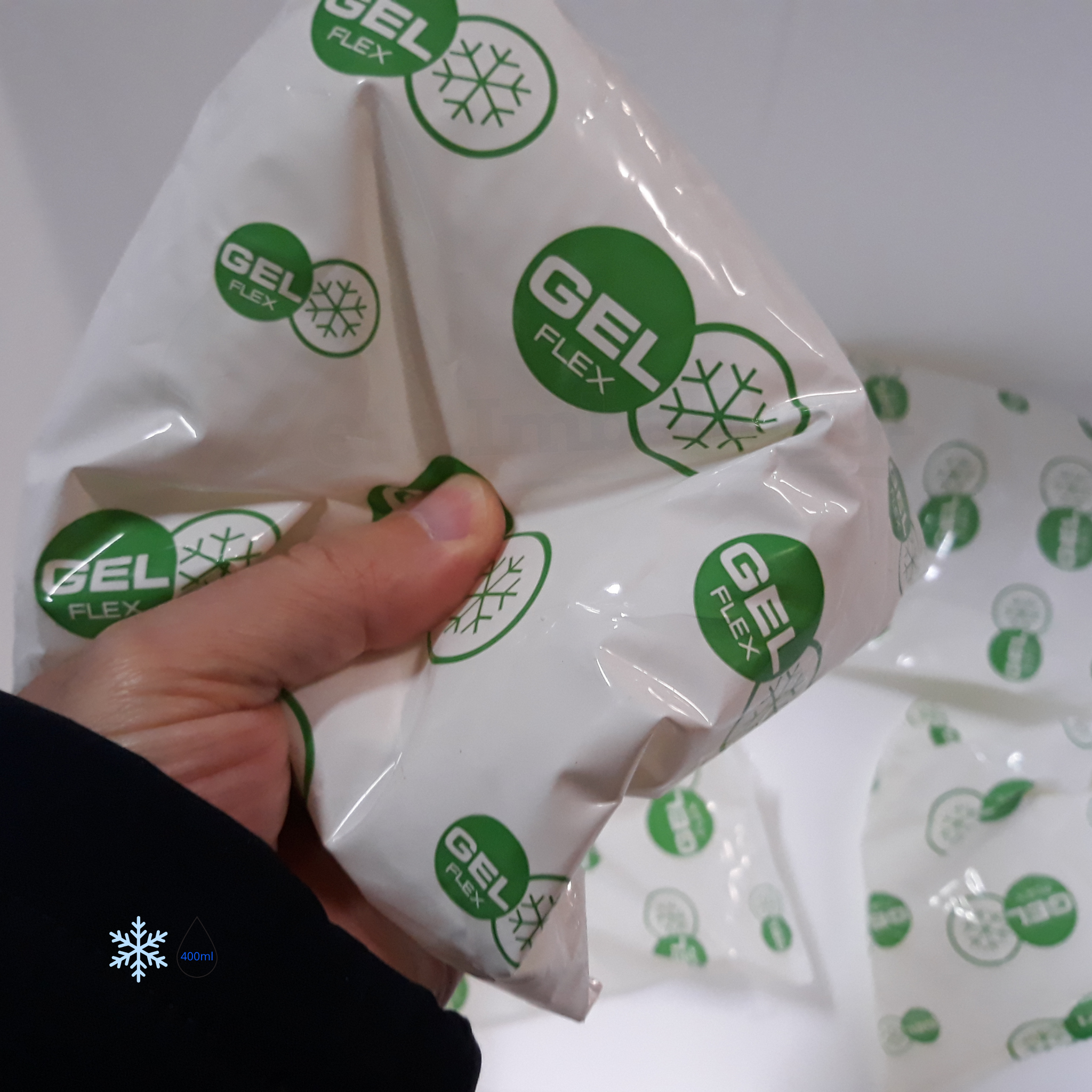 Stabilizzatori di freddo in cuscinetto GEL per imballaggi isotermici