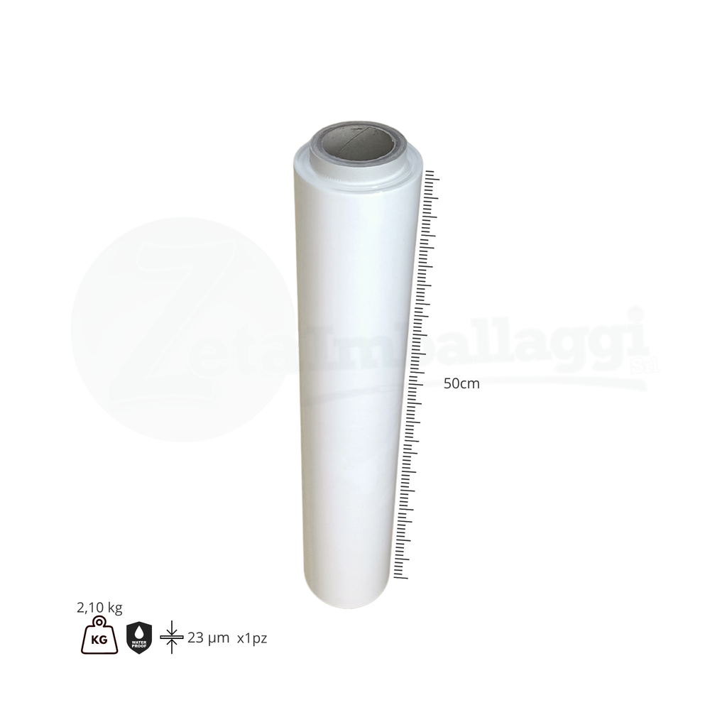 Film Estensibile Manuale BIANCO per pallet | Bobina sfusa