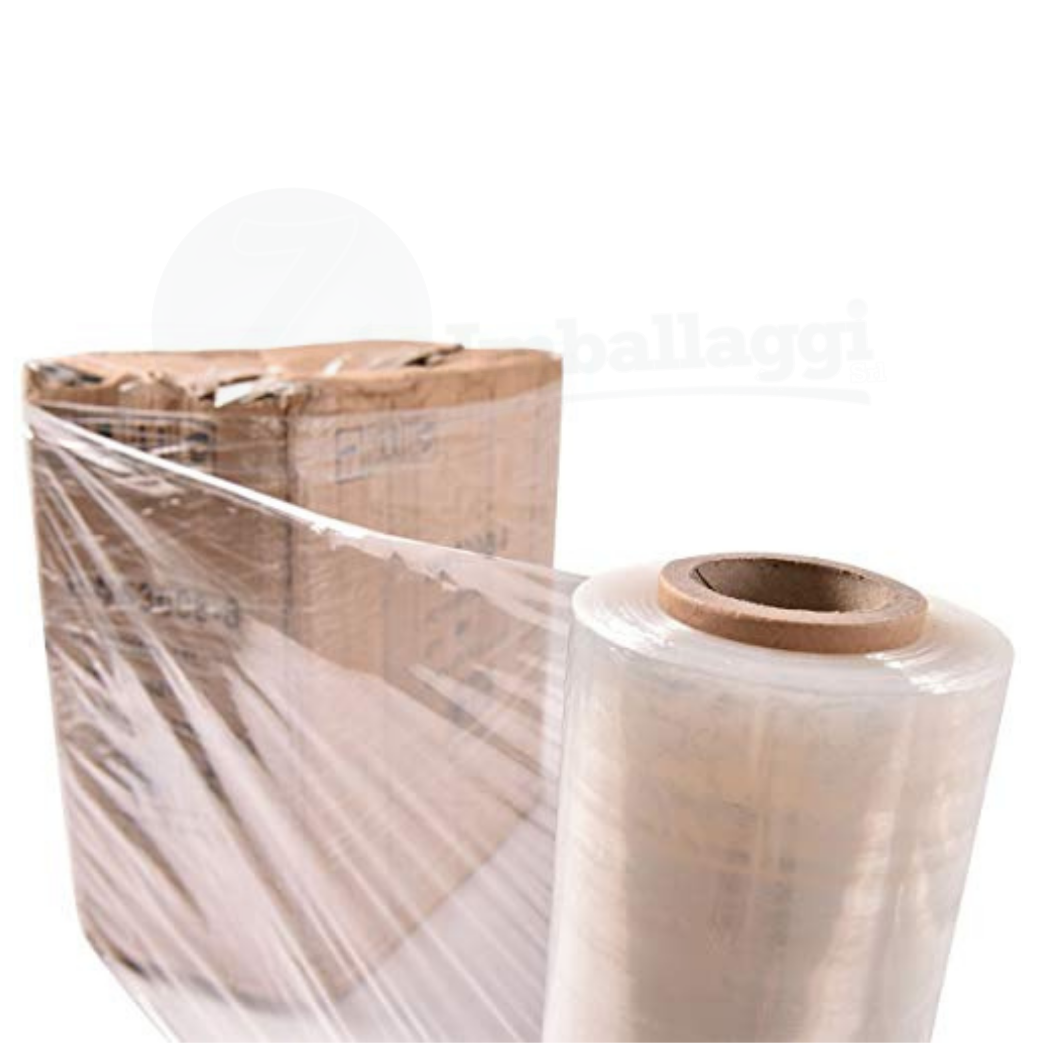 Film Estensibile Manuale TRASPARENTE | Pellicola per Pallet (6 Rotoli)