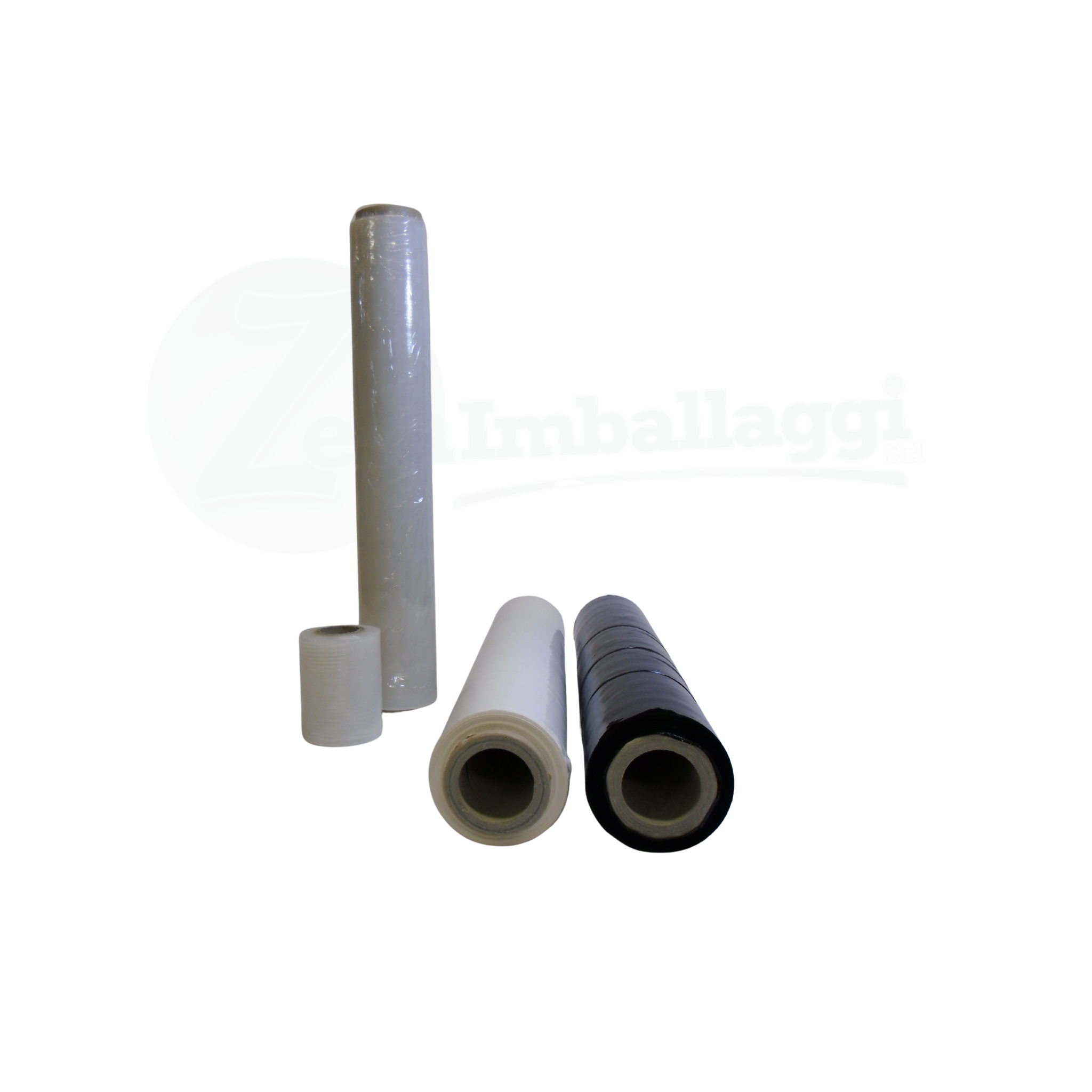 Film Estensibile Manuale NERO | Pellicola per Pallet (6 Rotoli)