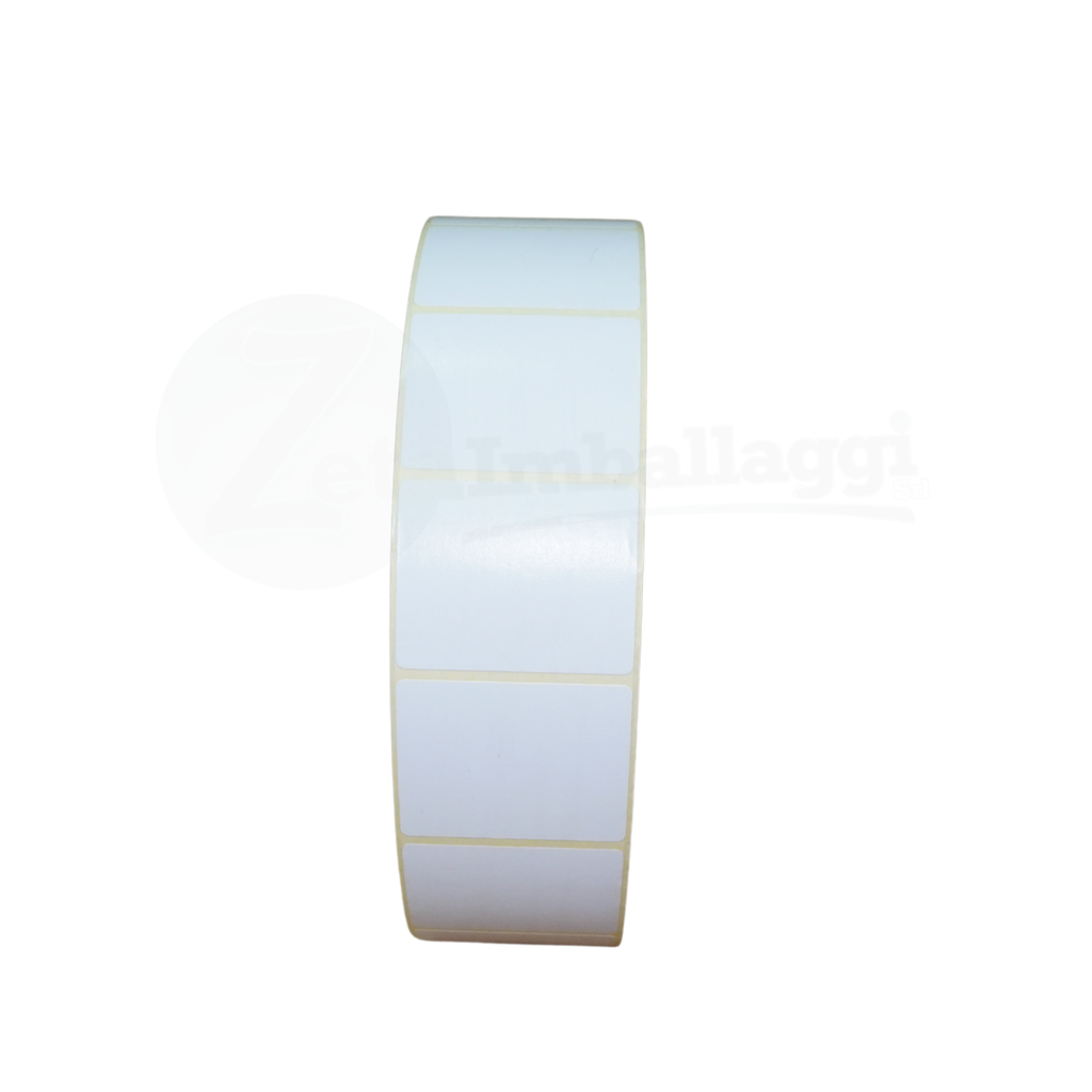 Rotolo da 4.000 etichette adesive mm 50x40 | 1 piste (anima 76 mm)
