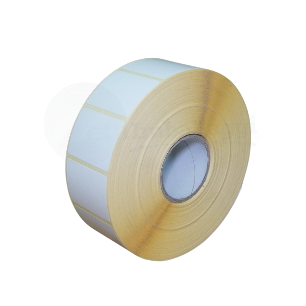 Rotolo da 1.000 etichette adesive mm 50x70 | 1 pista (anima 40 mm)