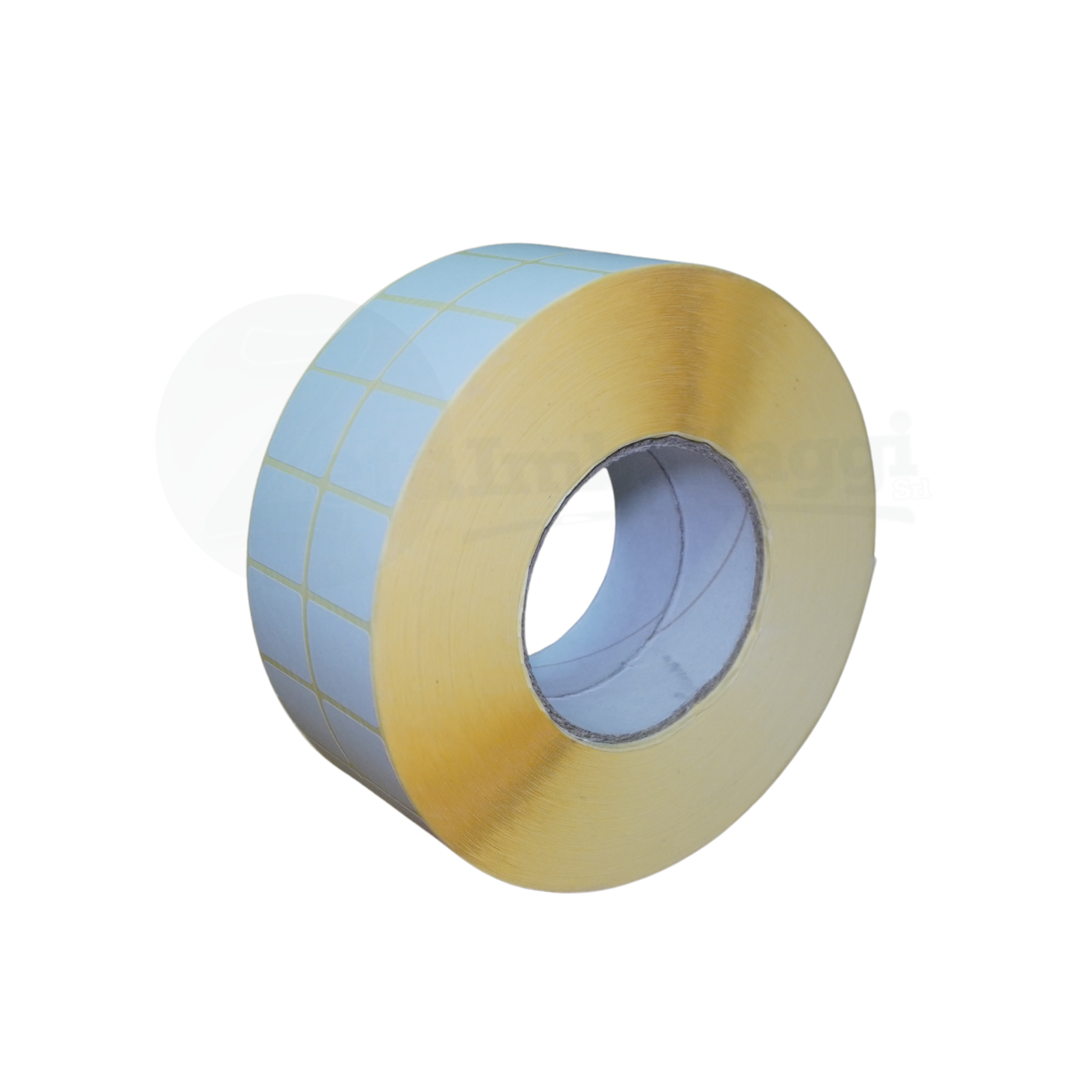 Rotolo da 10.000 etichette adesive mm 30x24 | 2 piste (anima 76 mm)