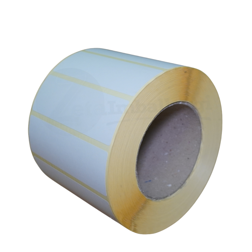 Rotolo da 2.000 etichette adesive mm 100x34 | 1 pista (anima 76 mm)