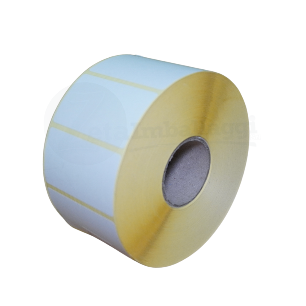 Rotolo da 2.000 etichette adesive mm 60x35 | 1 pista (anima 40 mm)
