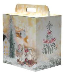 Scatole Natalizie cm 33x25x35 h per confezioni regalo | conf. da 10 pz