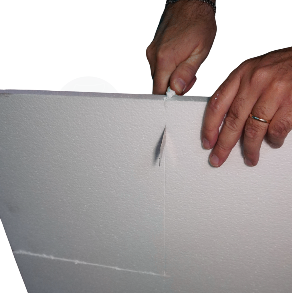 Lastre in Polistirolo cm 50x100 spessore 1 cm per controsoffitti (conf. 10 pz)