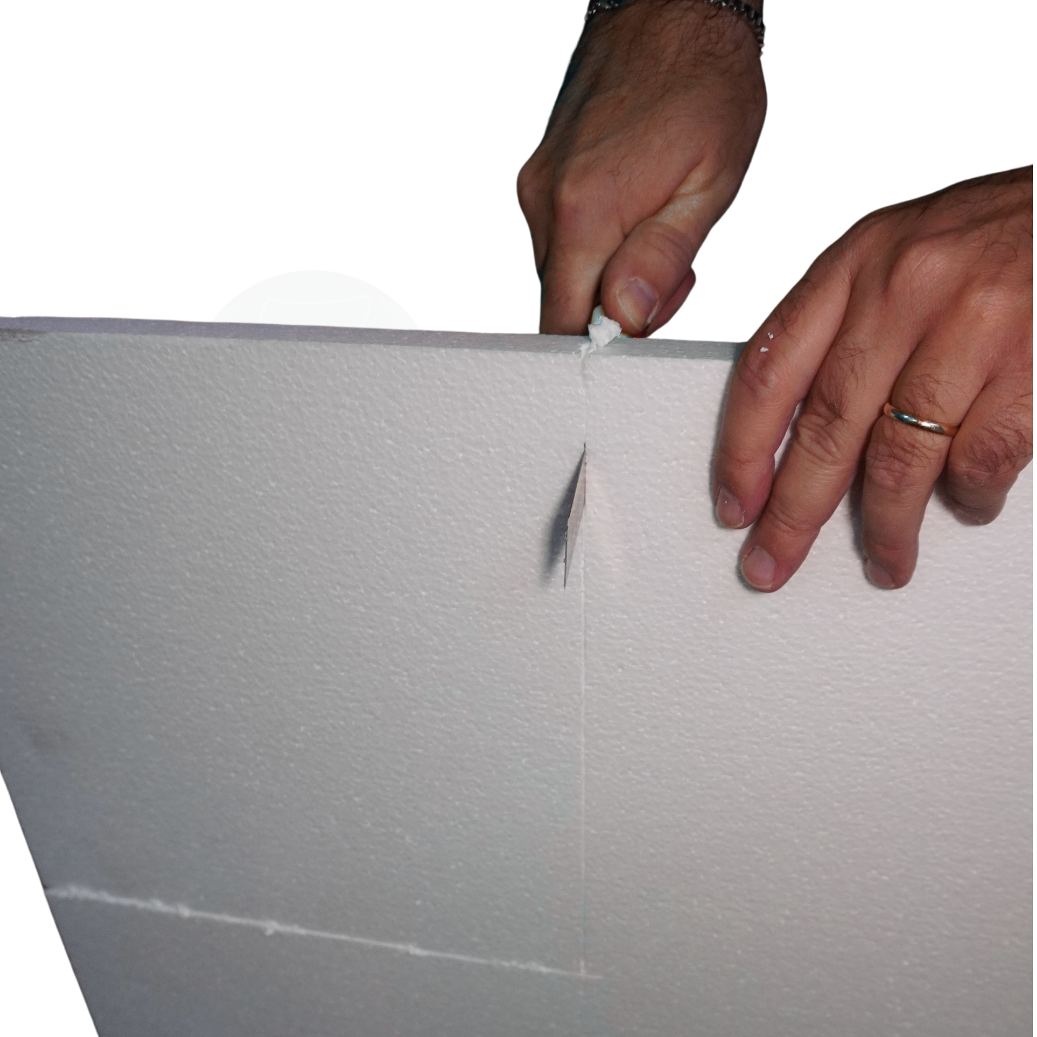 Lastre in Polistirolo cm 100x100 spessore 2 cm per controsoffitti (conf. 10 pz)