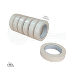 Nastro CARTA colore bianco mm 25x50 mt | conf. 6 rotoli (carrozzieri)