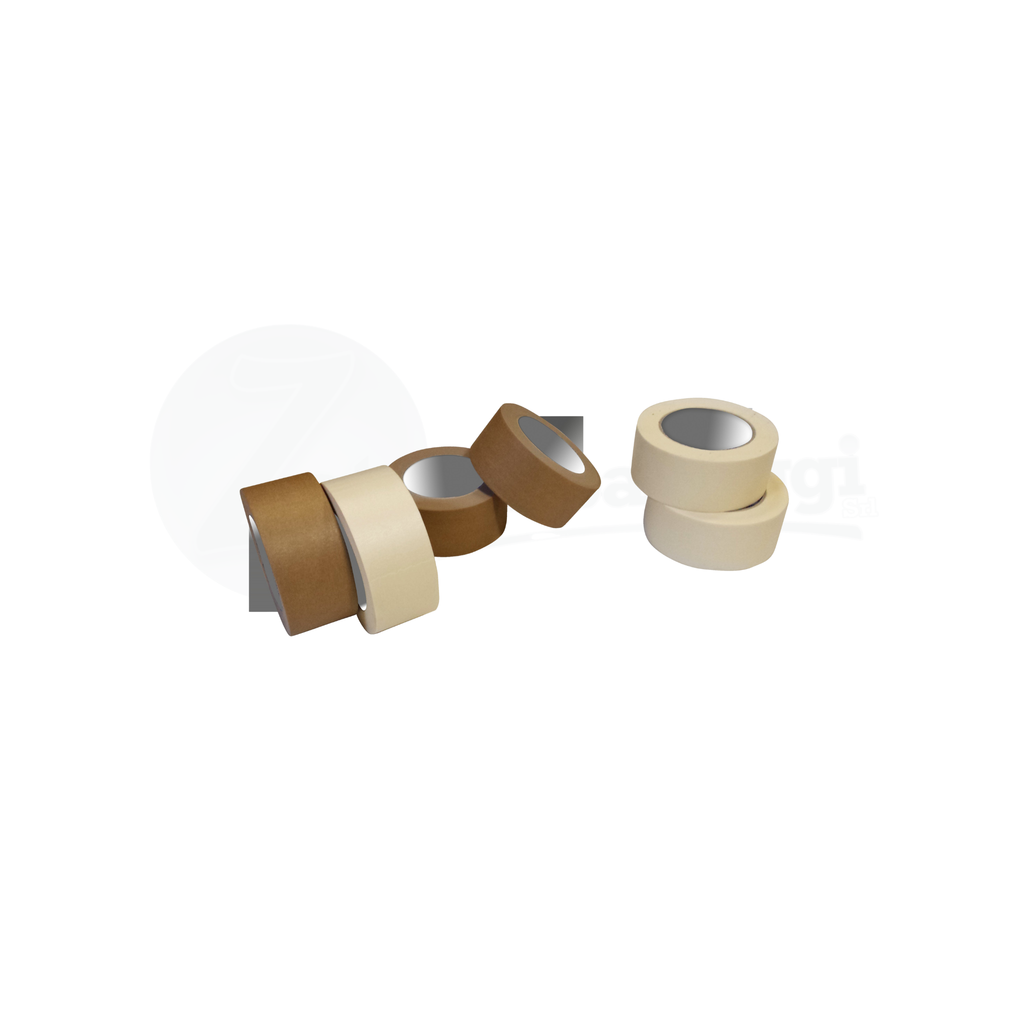 Nastro CARTA colore bianco mm 19x50 mt | conf. 6 rotoli (carrozzieri)
