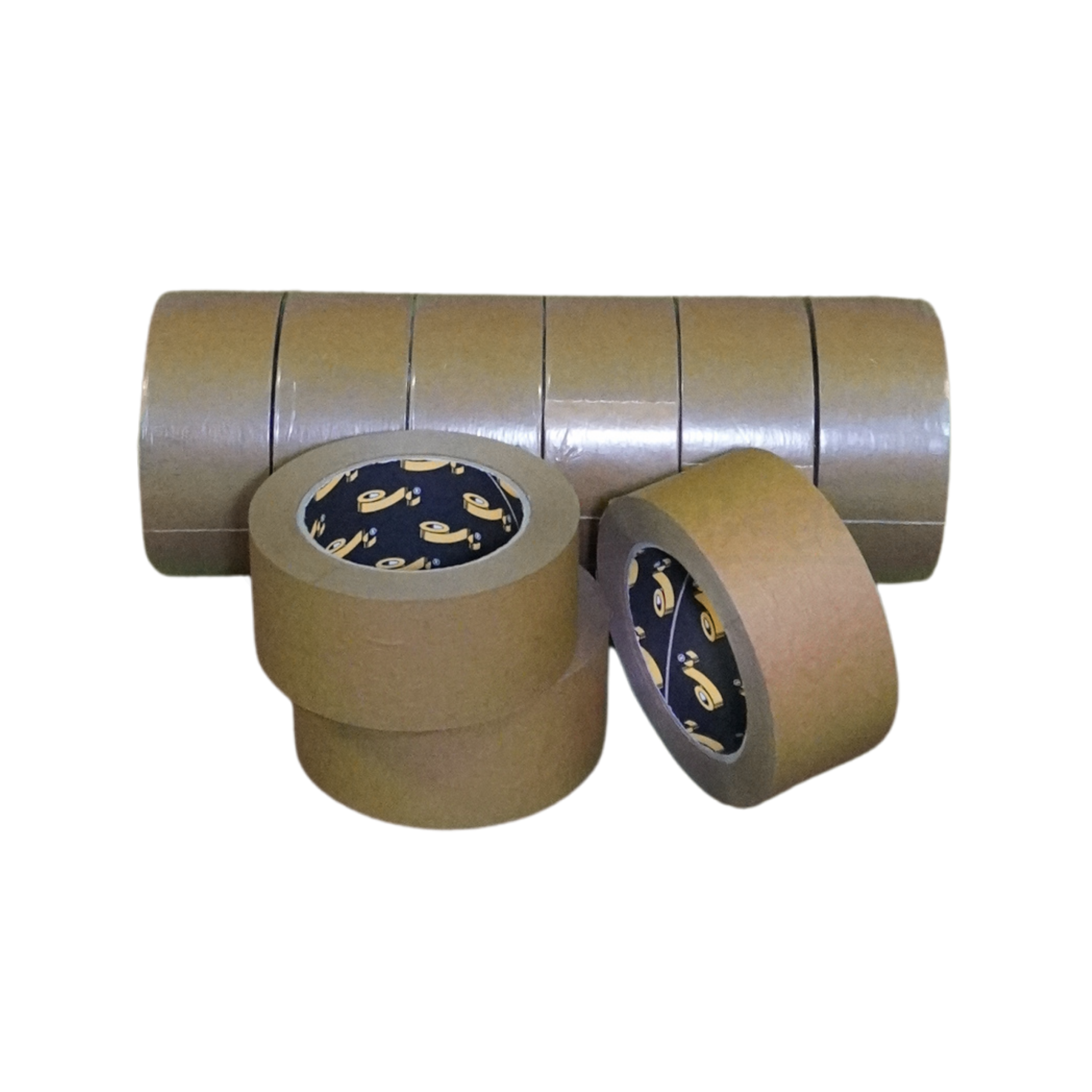 Nastro CARTA colore avana mm 50x50 mt | conf. 6 rotoli (per pacchi)