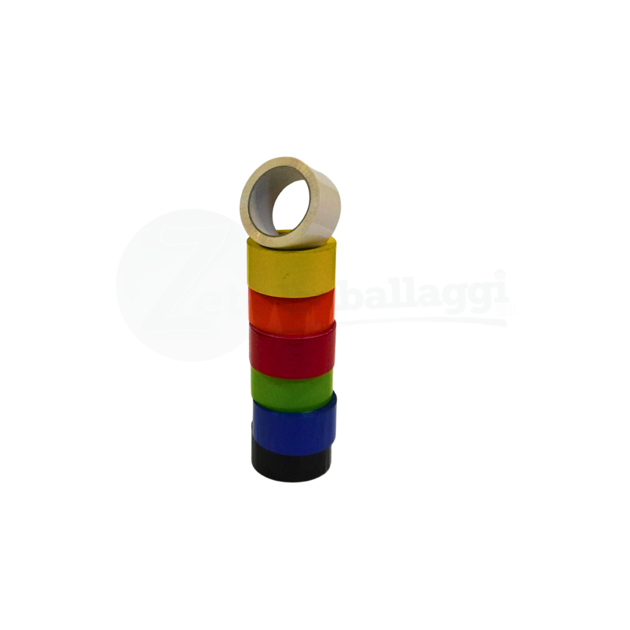 Nastro Adesivo PPL colorato ROSSO mm 50x66 mt | conf. 6 rotoli | 28 µm