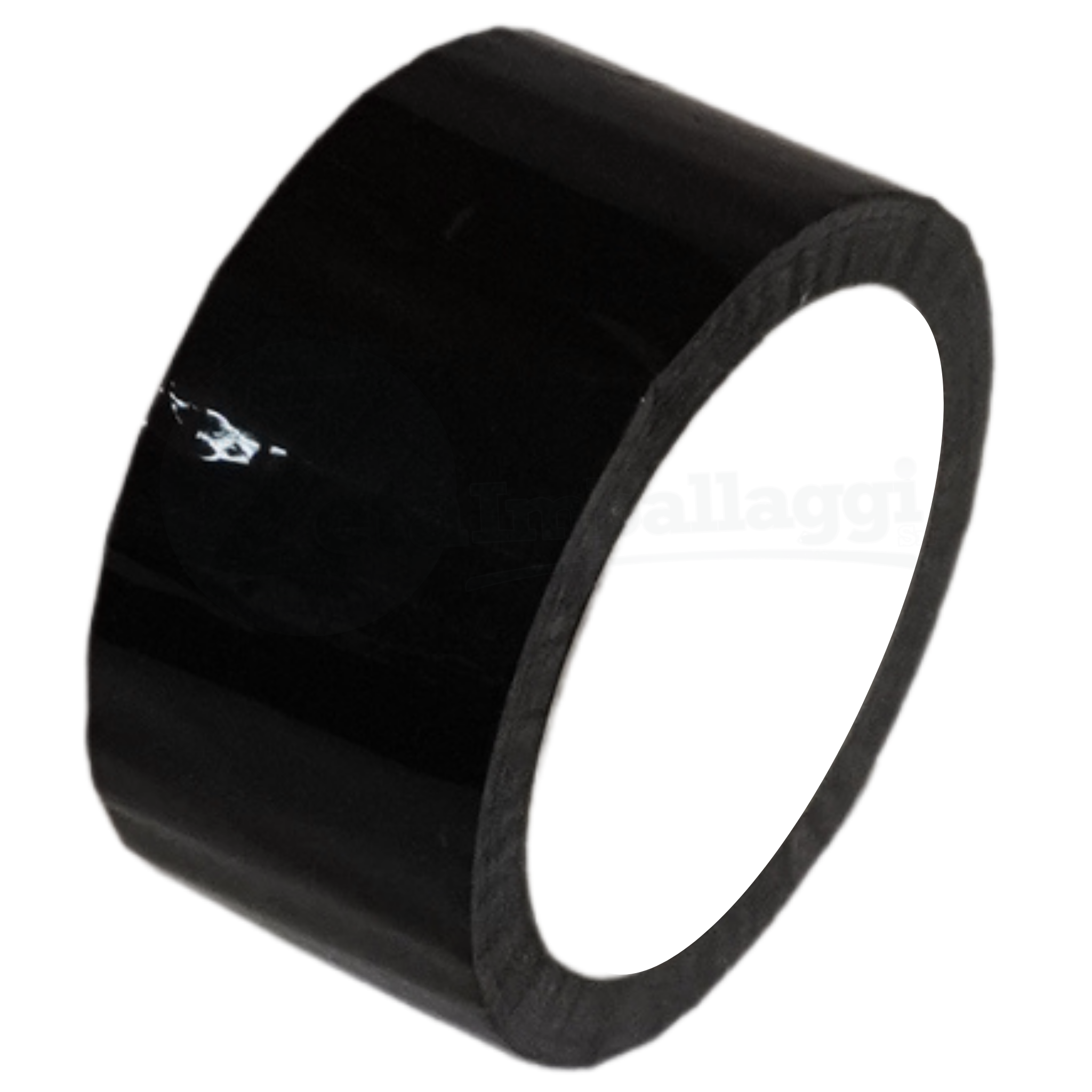 Nastro Adesivo PPL colorato NERO mm 50x66 mt | conf. 6 rotoli | 28 µm