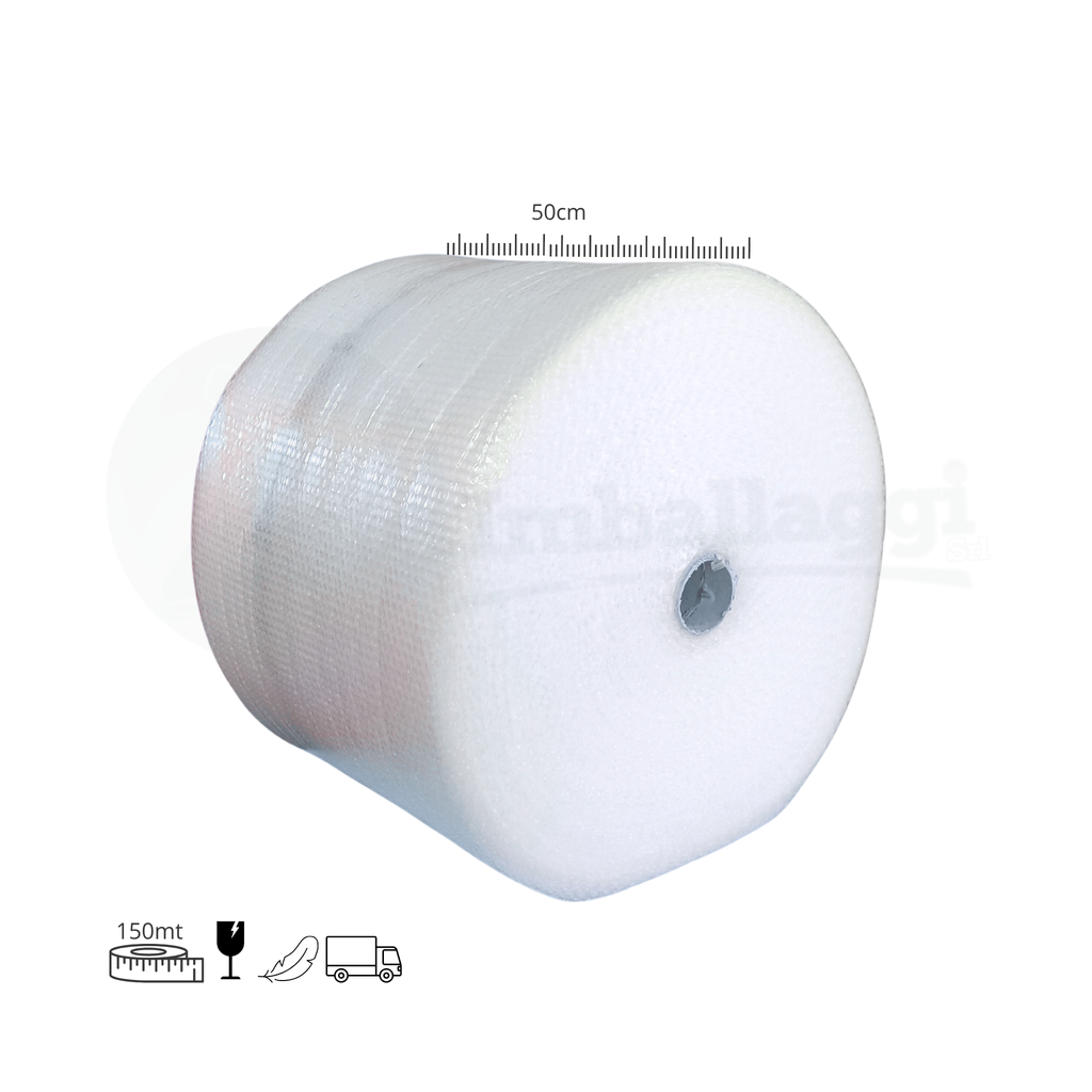 Pluriball da Imballaggio H 50 cm x 150 mt | Bobina EXTRA resistente