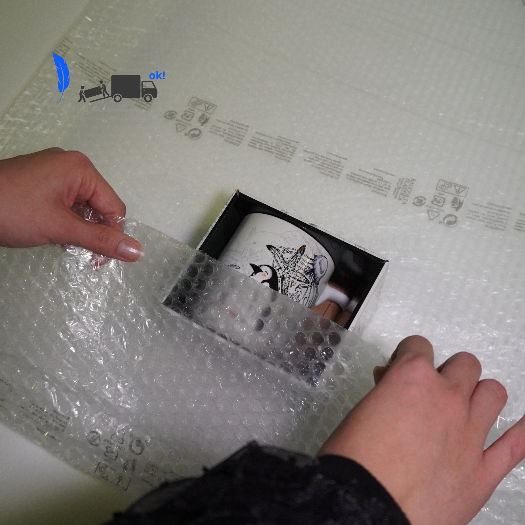 Pluriball da Imballaggio H 100 cm x 20 mt | Bobina piccoli traslochi