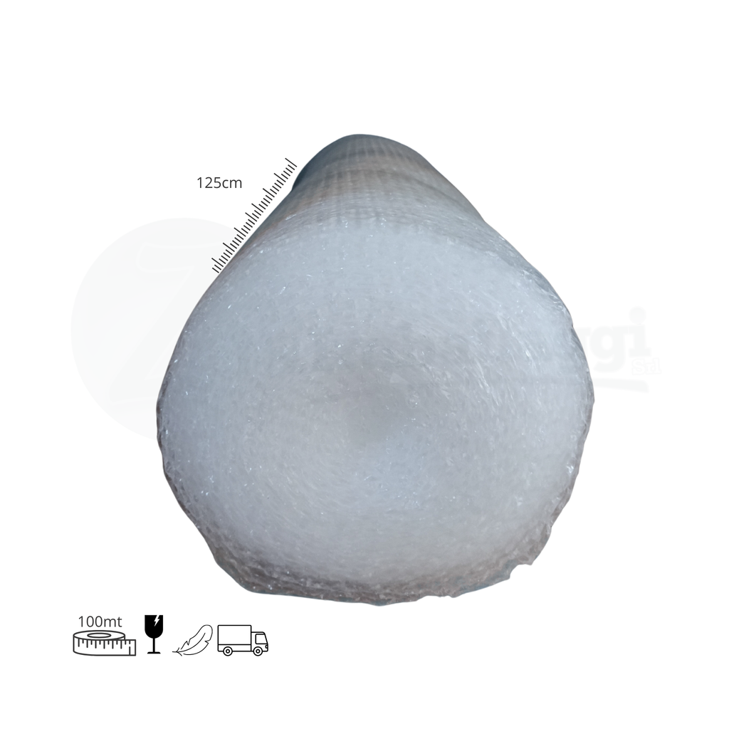 Pluriball da Imballaggio H 125 cm x 100 mt | Bobina per TRASLOCHI
