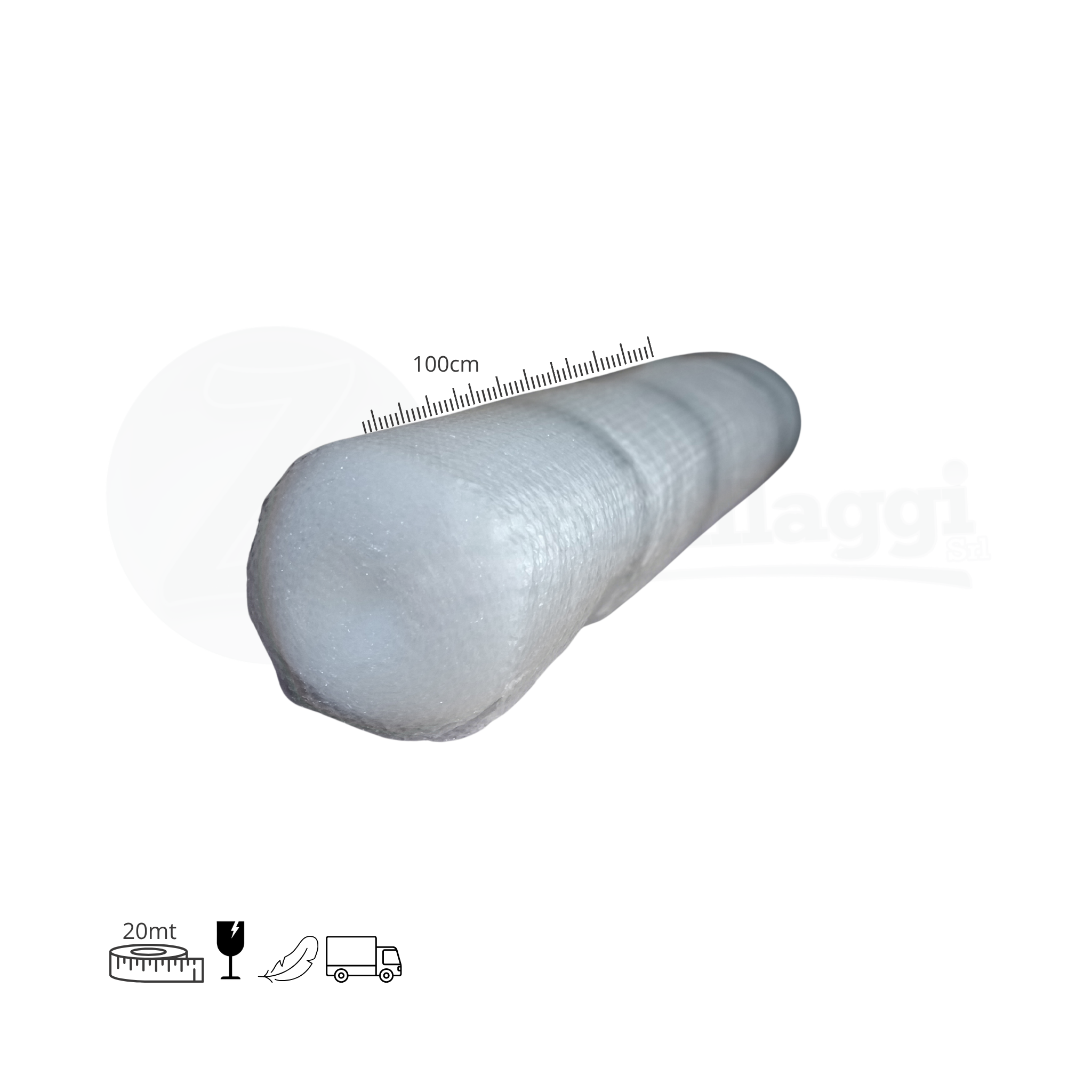 Pluriball da Imballaggio H 100 cm x 20 mt | Bobina piccoli traslochi
