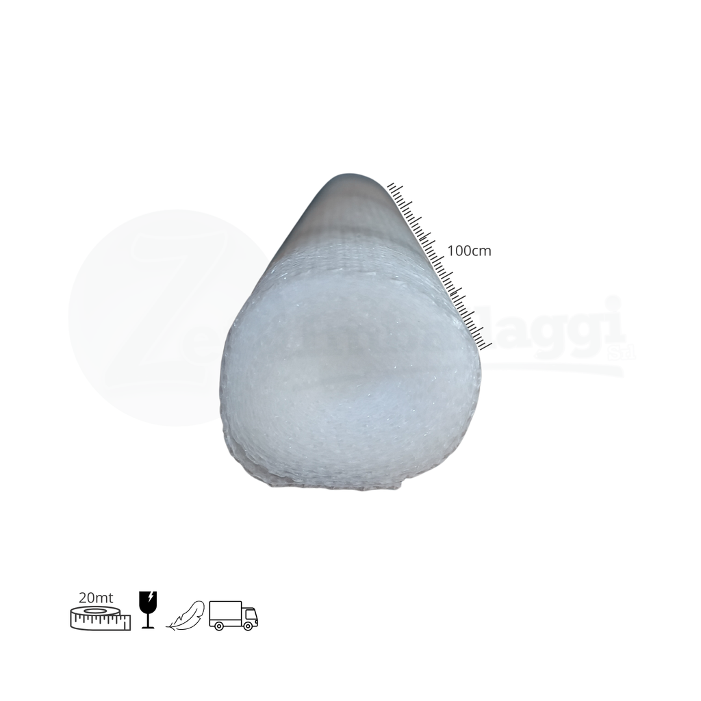 Pluriball da Imballaggio H 100 cm x 20 mt | Bobina piccoli traslochi