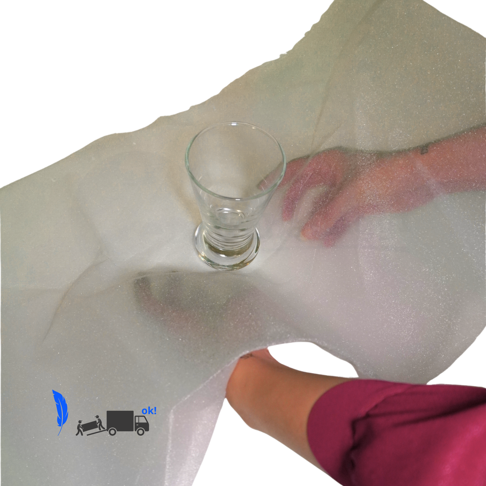 Fogli in Polietilene Espanso per Imballaggio cm 60x40 - Conf. 30 pz
