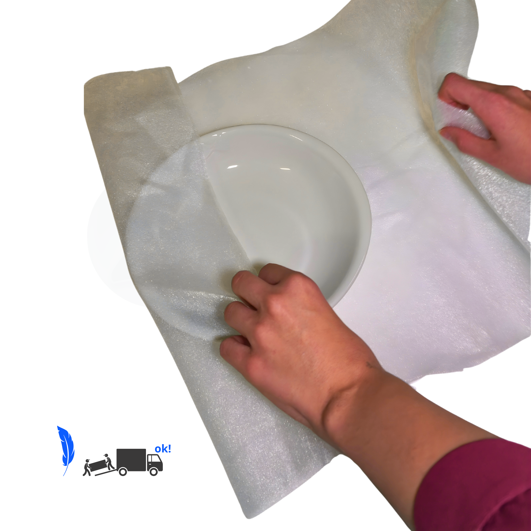 Fogli in Polietilene Espanso per Imballaggio cm 60x40 - Conf. 30 pz