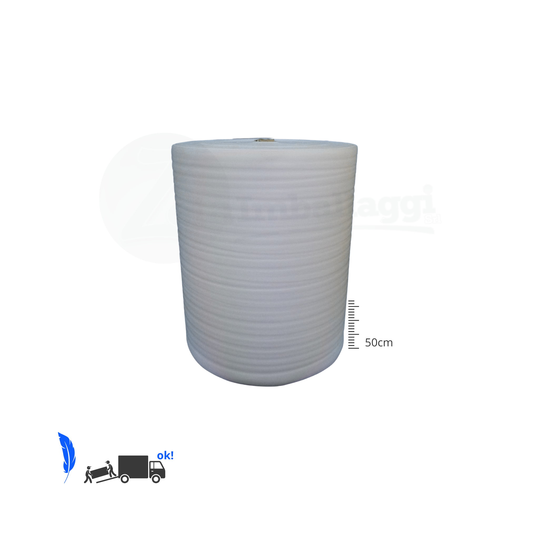 Polietilene Espanso per Imballaggio H 100 cm x 250 mt - INDUSTRIALE