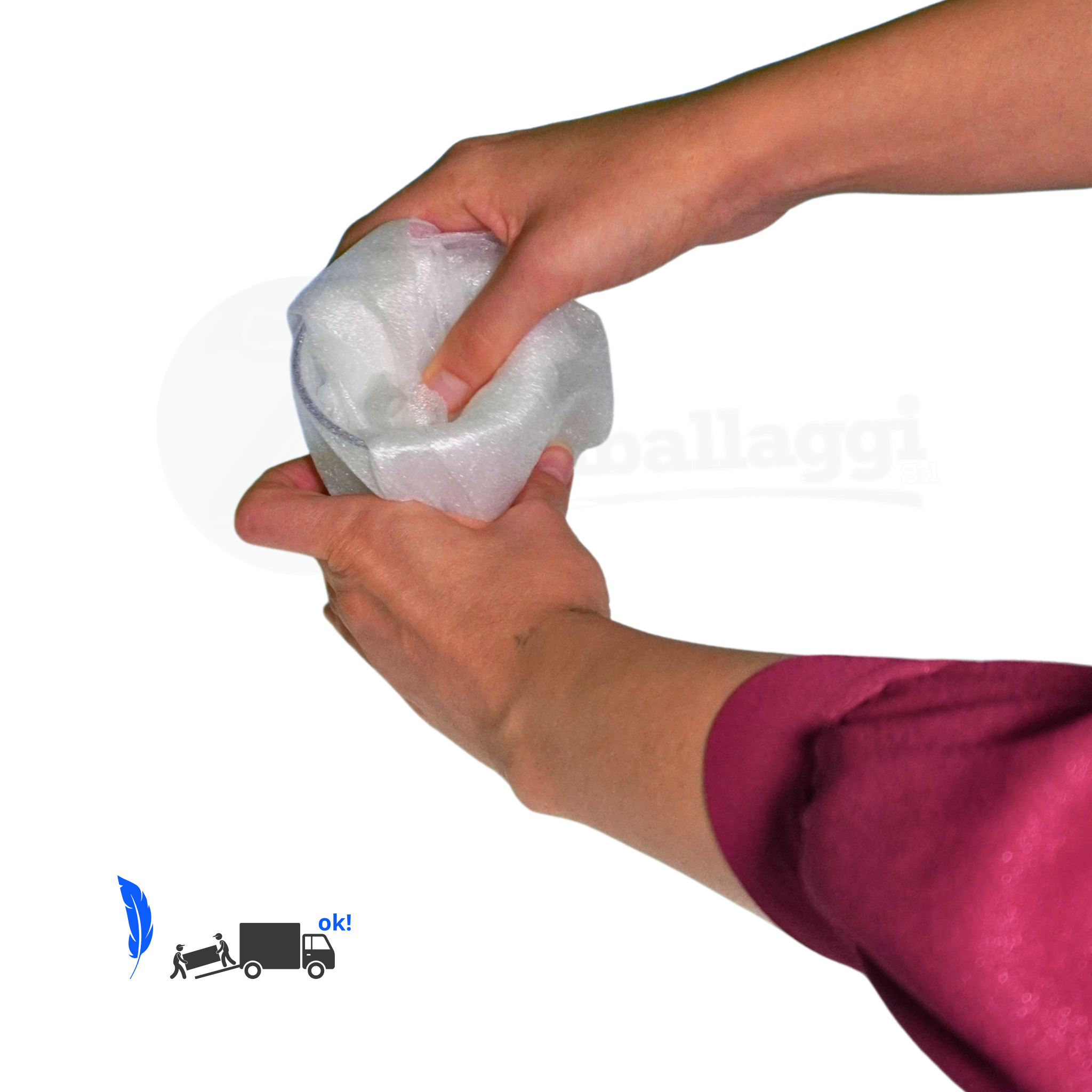 Fogli in Polietilene Espanso per Imballaggio cm 60x40 - Conf. 30 pz