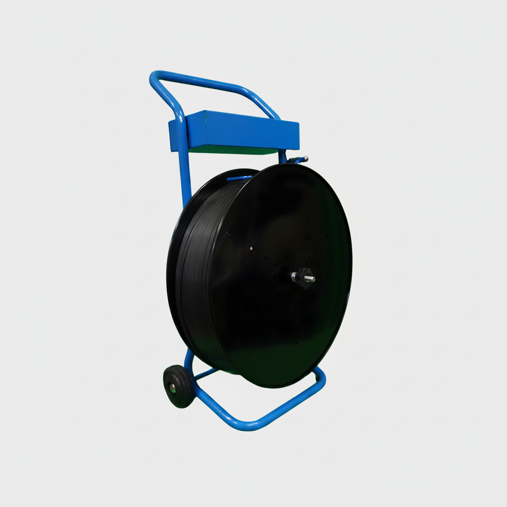 Carrello Portabobine in ferro per Reggia in PPL (manuale)