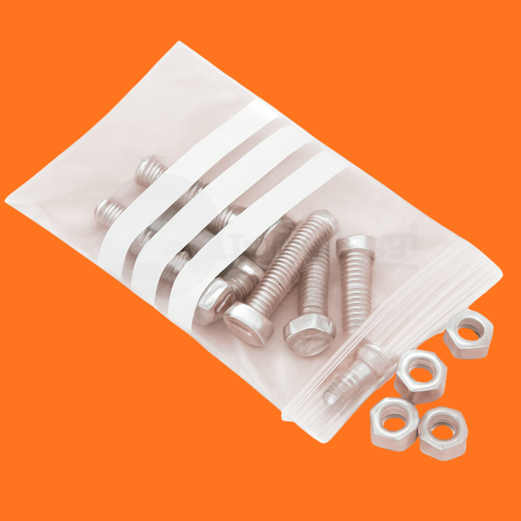 Sacchetti Chiusura Pressione cm 30x40 h | A bande scrivibili (100 pz)