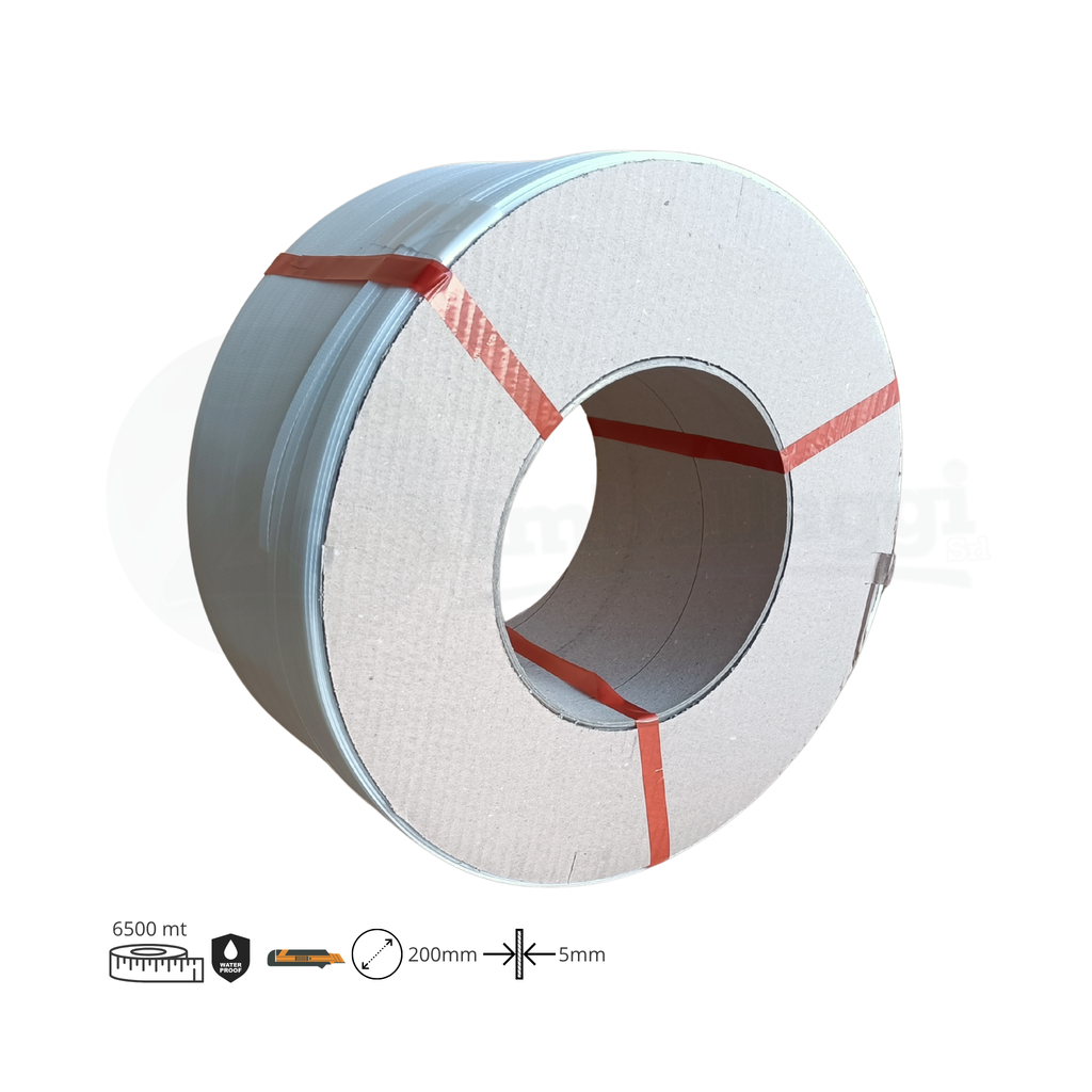 Reggetta AUTOMATICA in PPL mm 5x0,45 spess. | lunghezza 6.500 mt