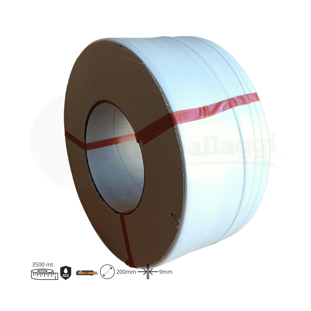 Reggetta AUTOMATICA in PPL mm 9x0,60 spess. | lunghezza 3.500 mt