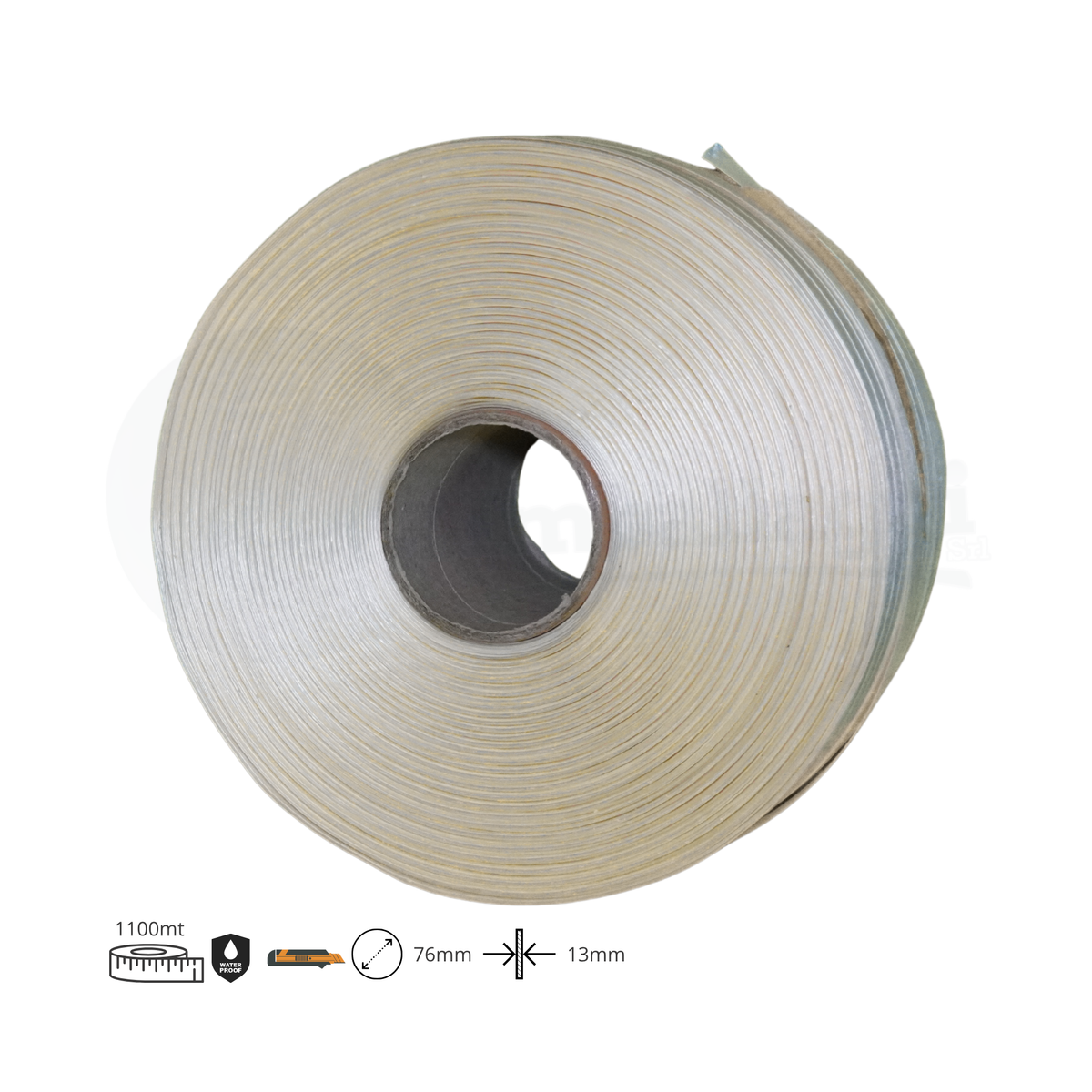 Reggetta AUTOMATICA in TESSUTO mm 13x0,60 spess. | lunghezza 1.100 mt