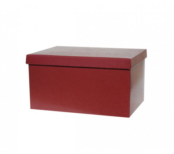 Scatola Fondo+Coperchio cm 39x30x33 h Bordò | conf. da 10 pz