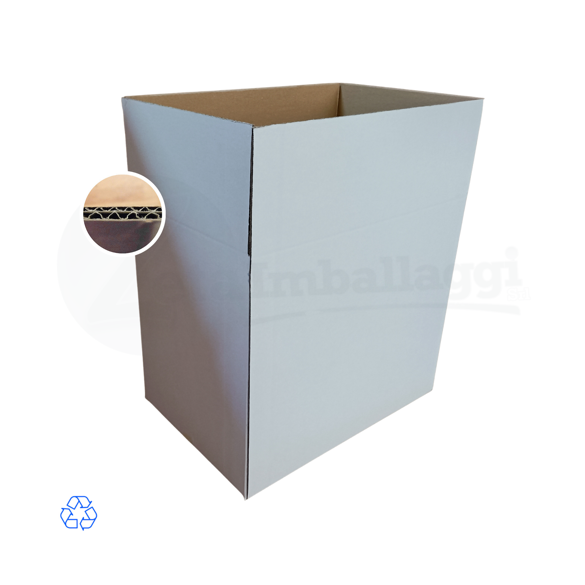 Scatola DUE ONDE cm 60x50x40 h (conf. 10 pz) | per VESTITI e TRASLOCHI