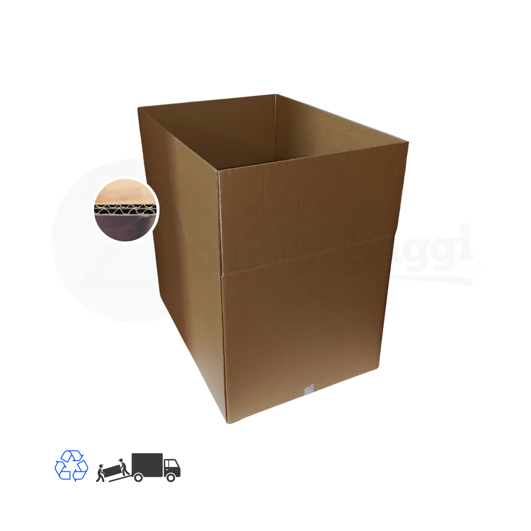 Scatola DUE ONDE cm 70x50x45 h (conf. 10 pz) | per TRASLOCHI
