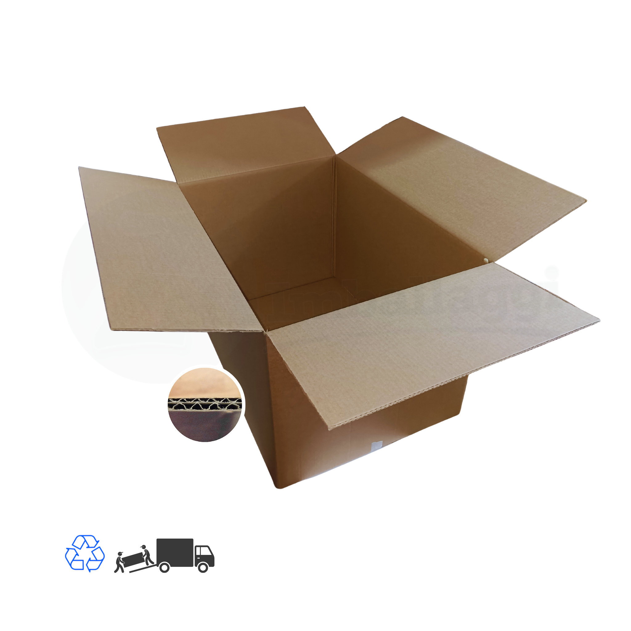 Scatola DUE ONDE extra resistente cm 118x78x95 h | per TRASLOCHI