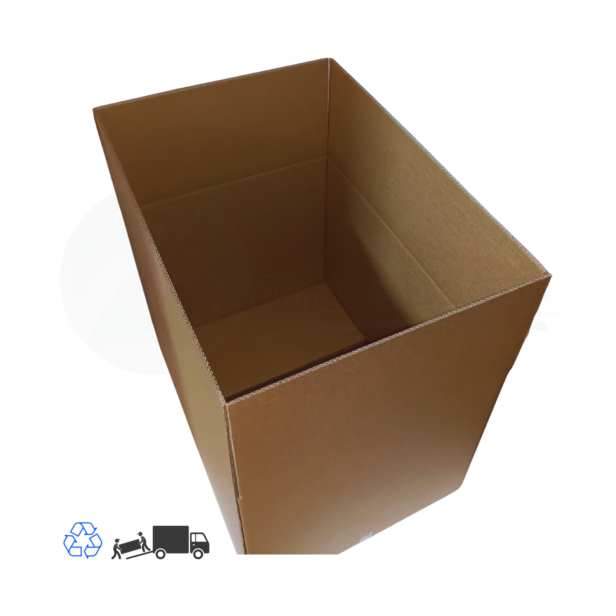 Scatola DUE ONDE cm 80x60x70 h (conf. 5 pz) | per VESTITI e TRASLOCHI