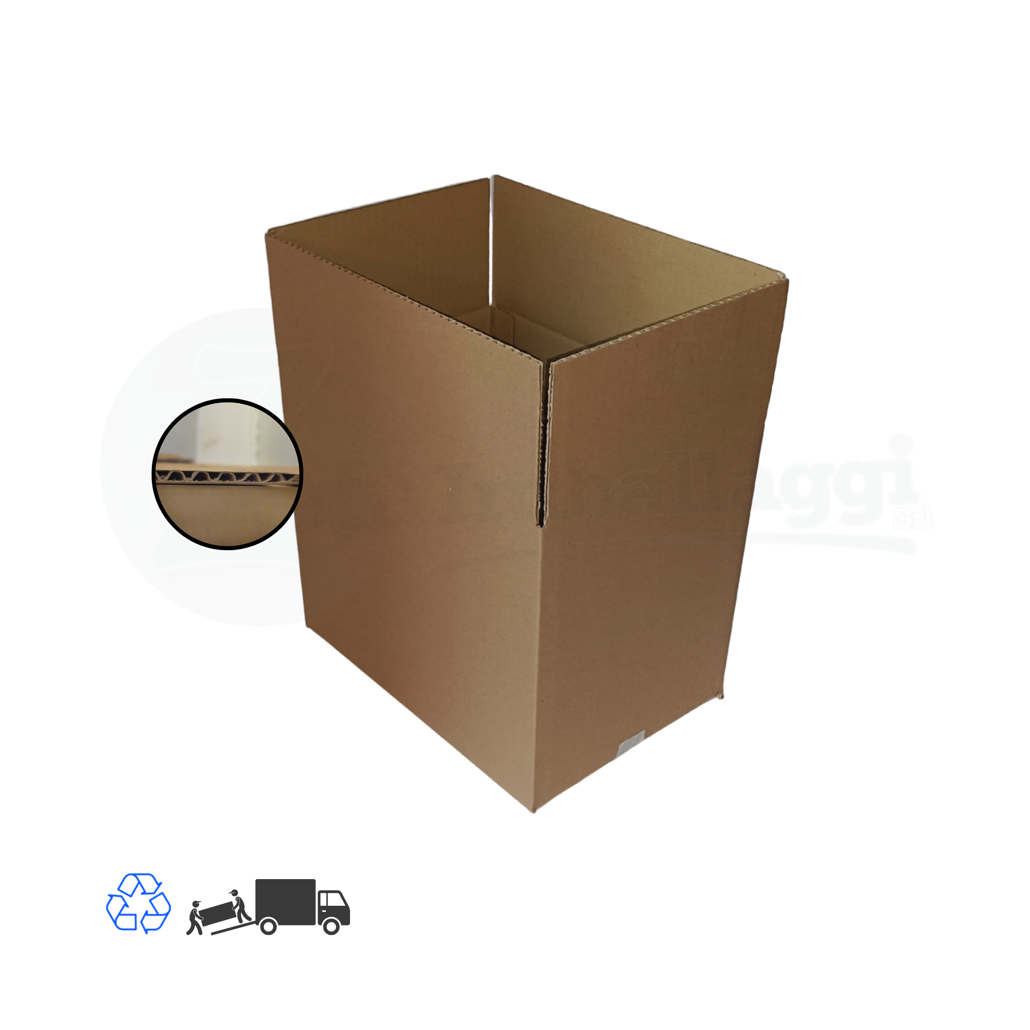 Scatola a UN'ONDA cm 31x22x25 h (conf. 10 pz) | per FOGLI "A4"