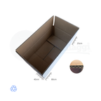 Scatola DUE ONDE cm 80x40x25 h (conf. 5 pz) | per VESTITI e TRASLOCHI