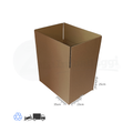 Scatola A UN'ONDA cm 35x23x25 h (conf. 10 pz) | per fogli "A4"