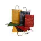 Shopper Regalo Carta cm 27x12x37 h | Manico intrecciato (25 pz)