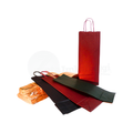 Shopper Regalo Carta cm 15x8x40 h per VINI | Manico intrecciato (25 pz)