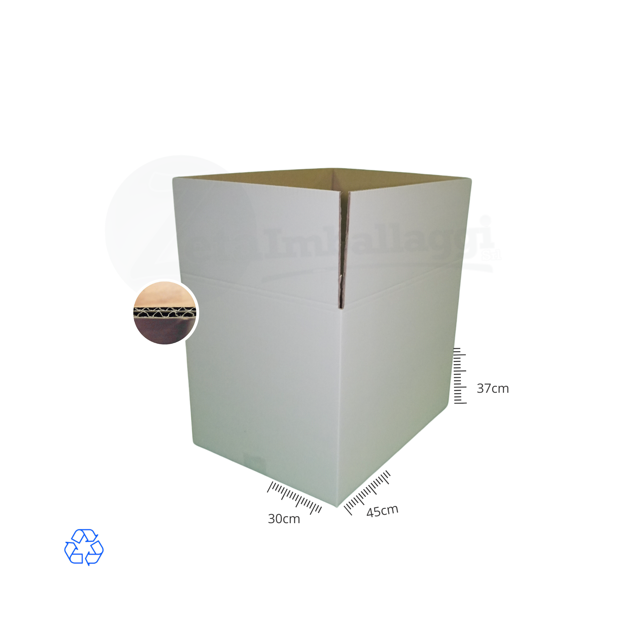 Scatola DUE ONDE cm 45x30x37 h (conf. 10 pz) | per TRASLOCHI