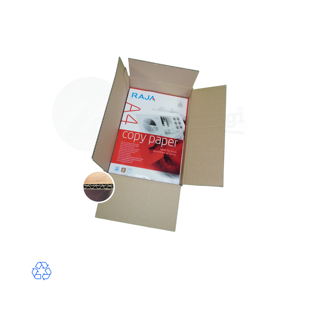 Scatola a UN'ONDA cm 31x22x13 h (conf. 10 pz) | per FOGLI A4