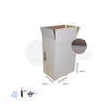 Scatola DUE ONDE cm 24x16x34 h (conf. 10 pz) | per VINO e OLIO