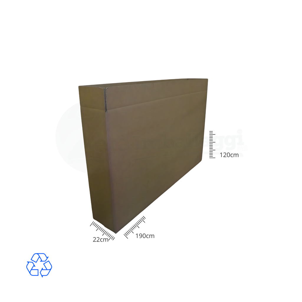 Scatola DUE ONDE cm 190x25x120 h | Per MOUNTAIN BIKE e TV
