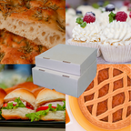 Scatola per Gastronomia CHIUSA cm 29x29x6 h (conf 90 pz) | Crostate